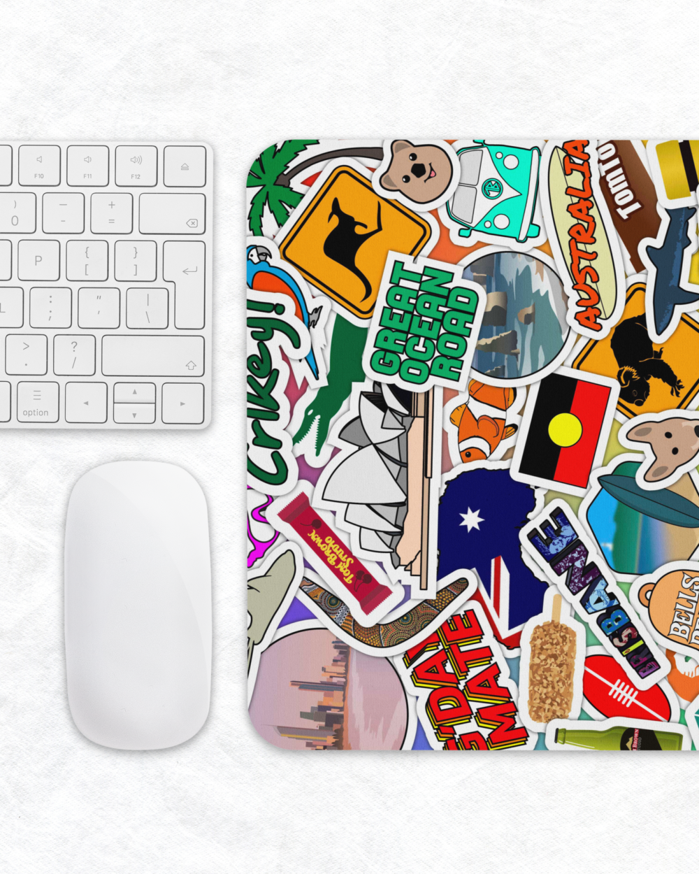 Sticker Bomb Mouse Pad