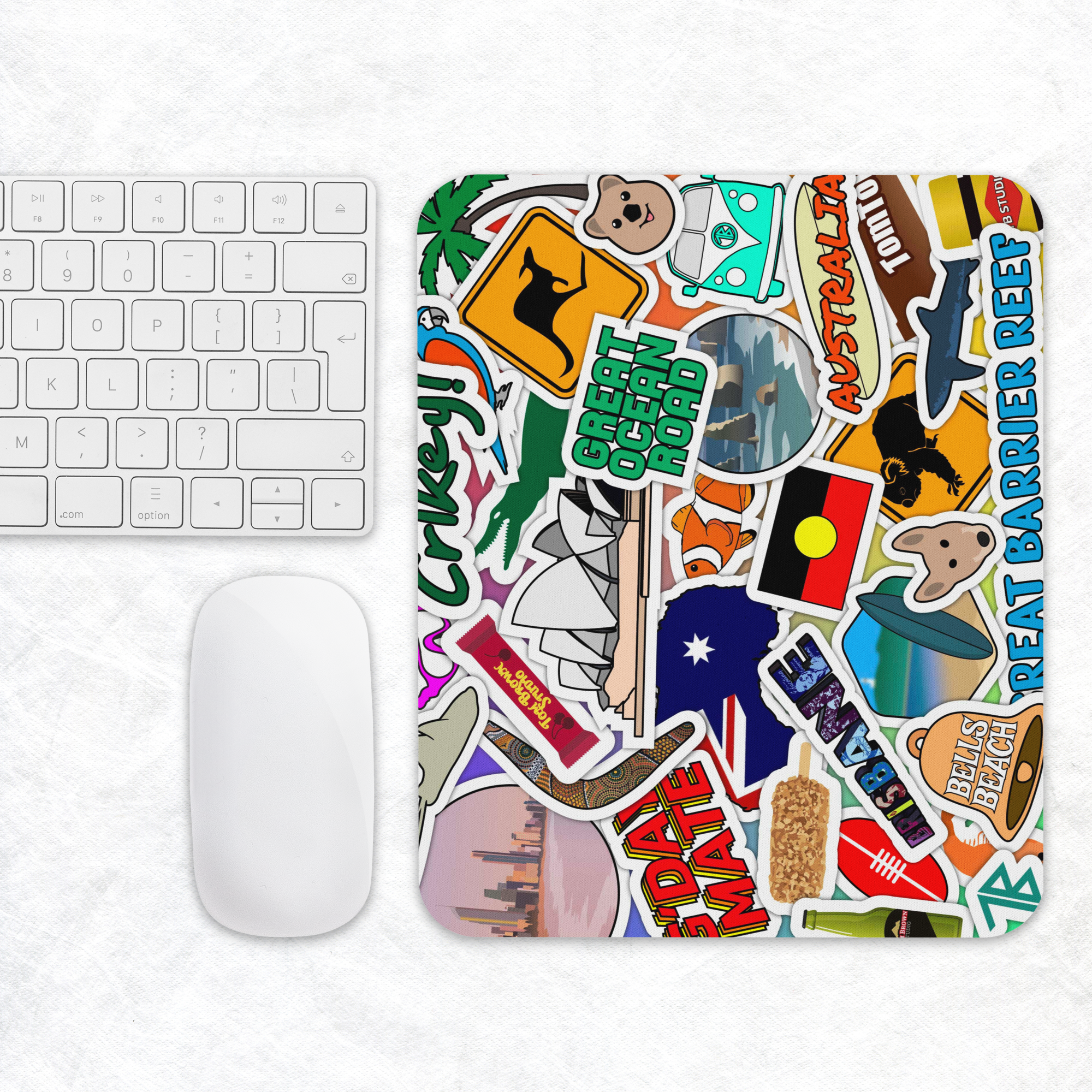 Sticker Bomb Mouse Pad