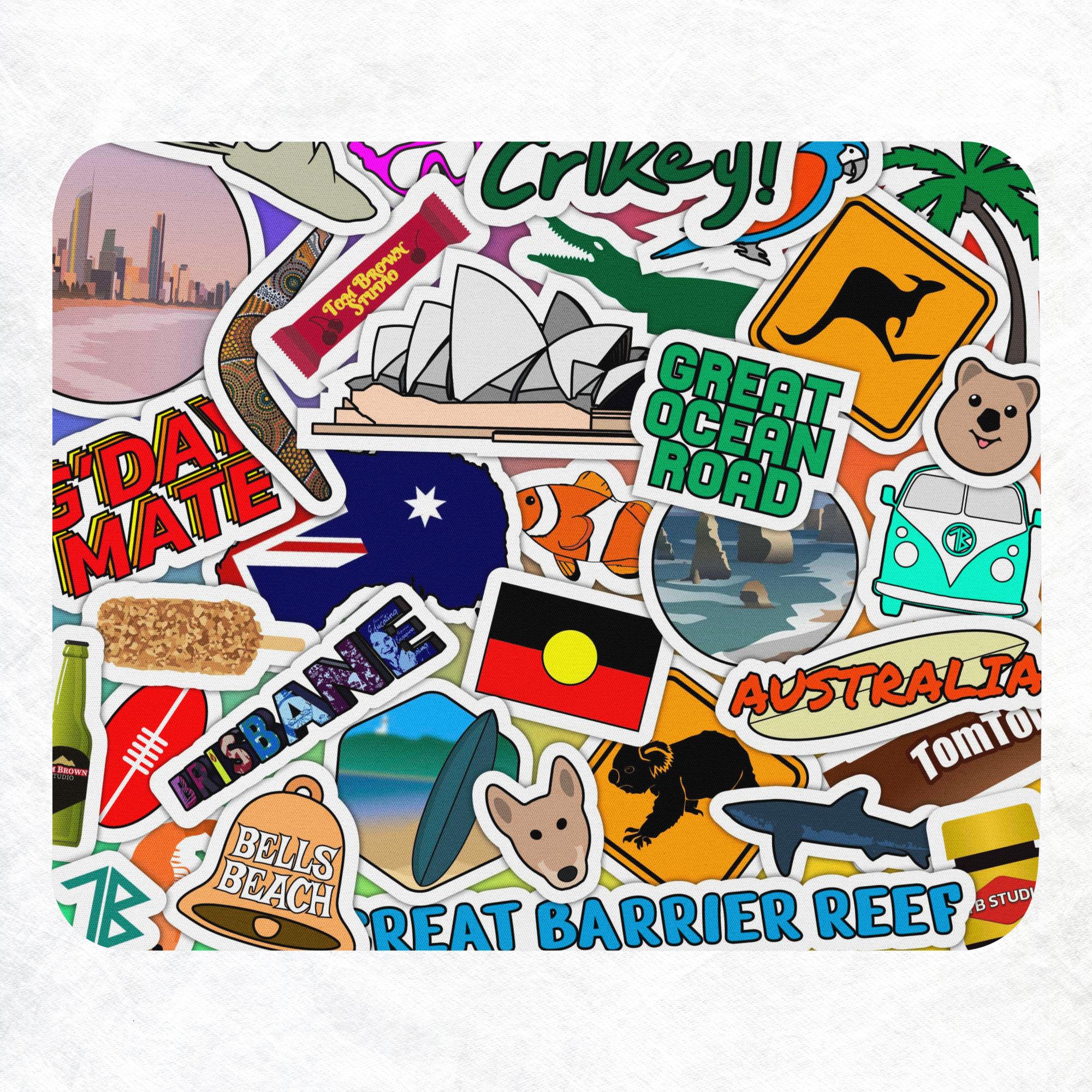 Sticker Bomb Mouse Pad - Image 4