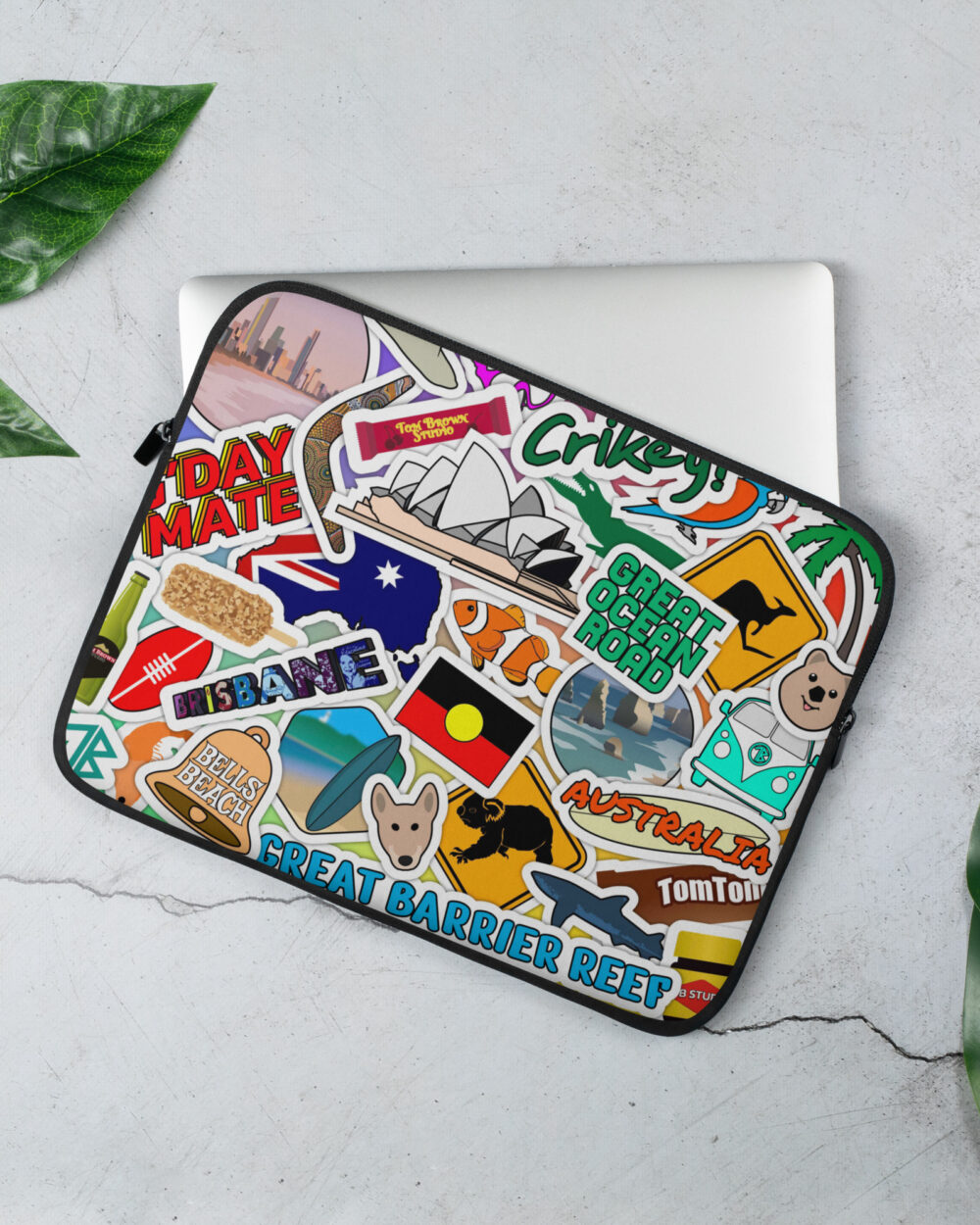 Sticker Bomb Laptop Sleeve