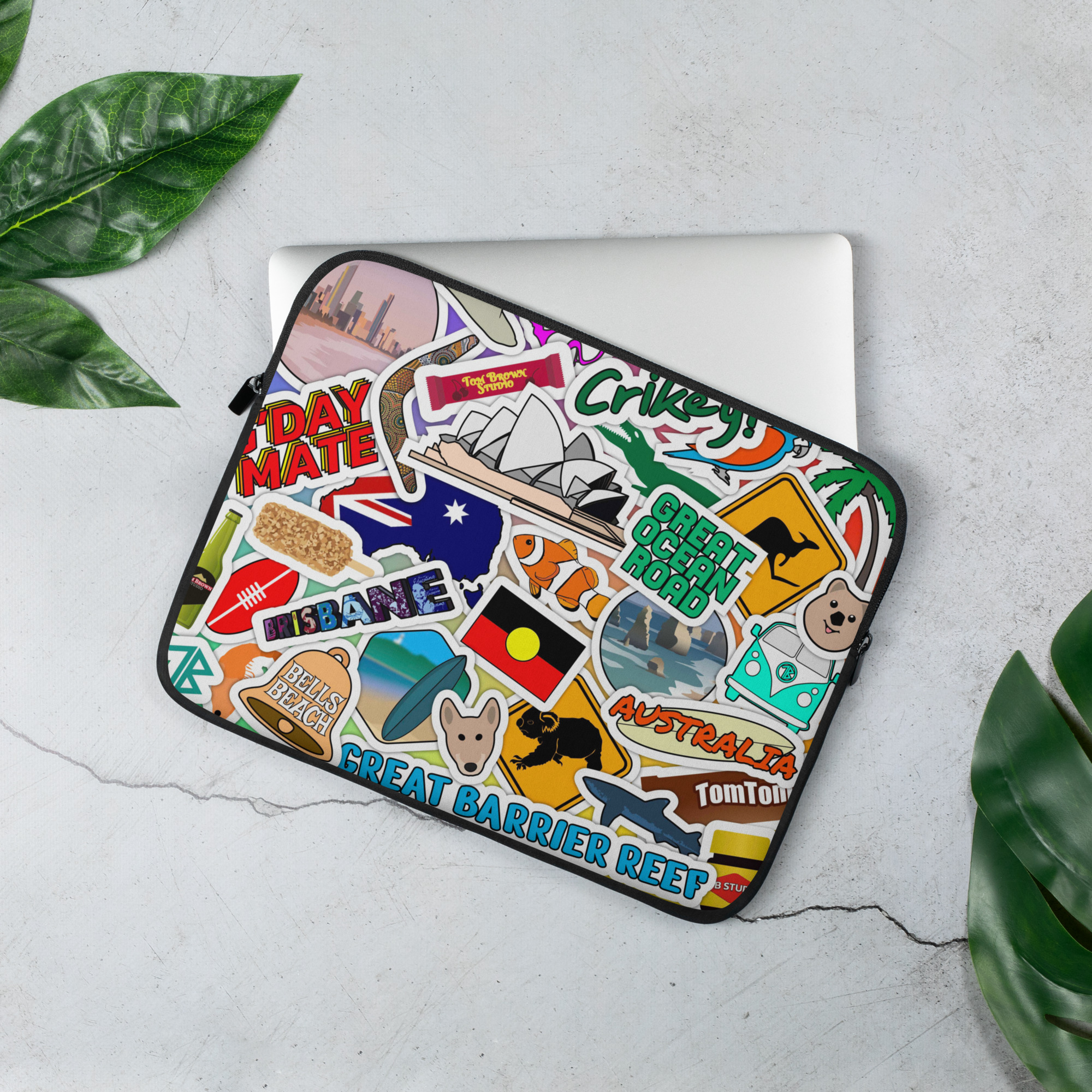 Sticker Bomb Laptop Sleeve