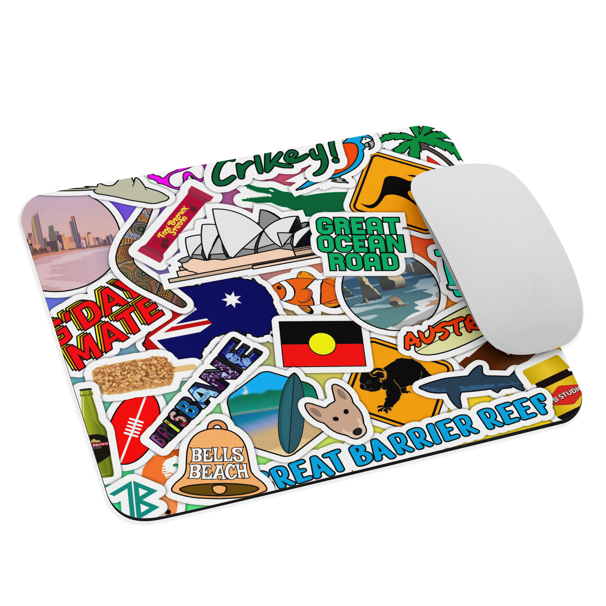 Sticker Bomb Mouse Pad - Image 3