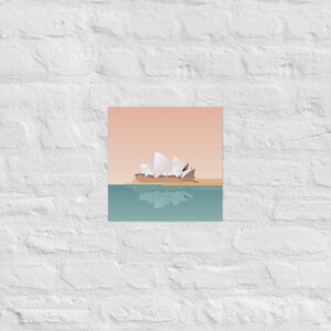 Alternative view of Sydney Opera House Print