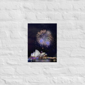 Alternative view of Sydney NYE Print