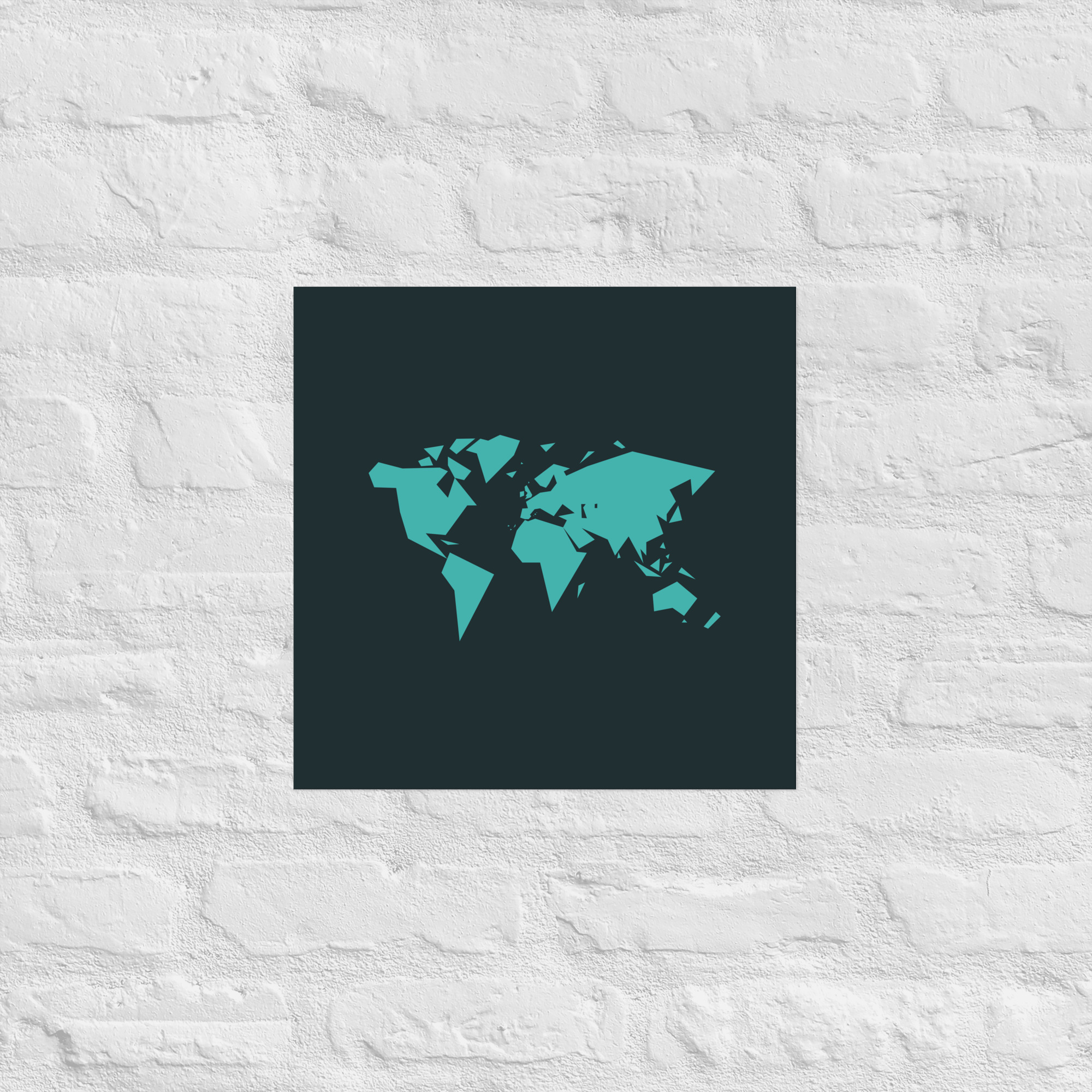 Geometric Map Print - Image 4