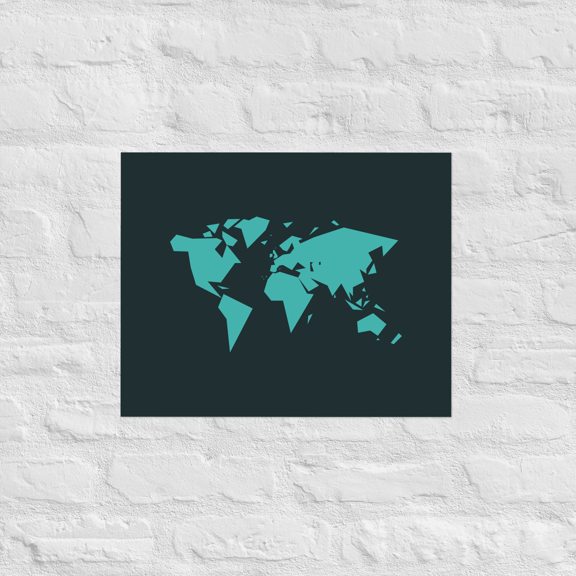 Geometric Map Print - Image 5