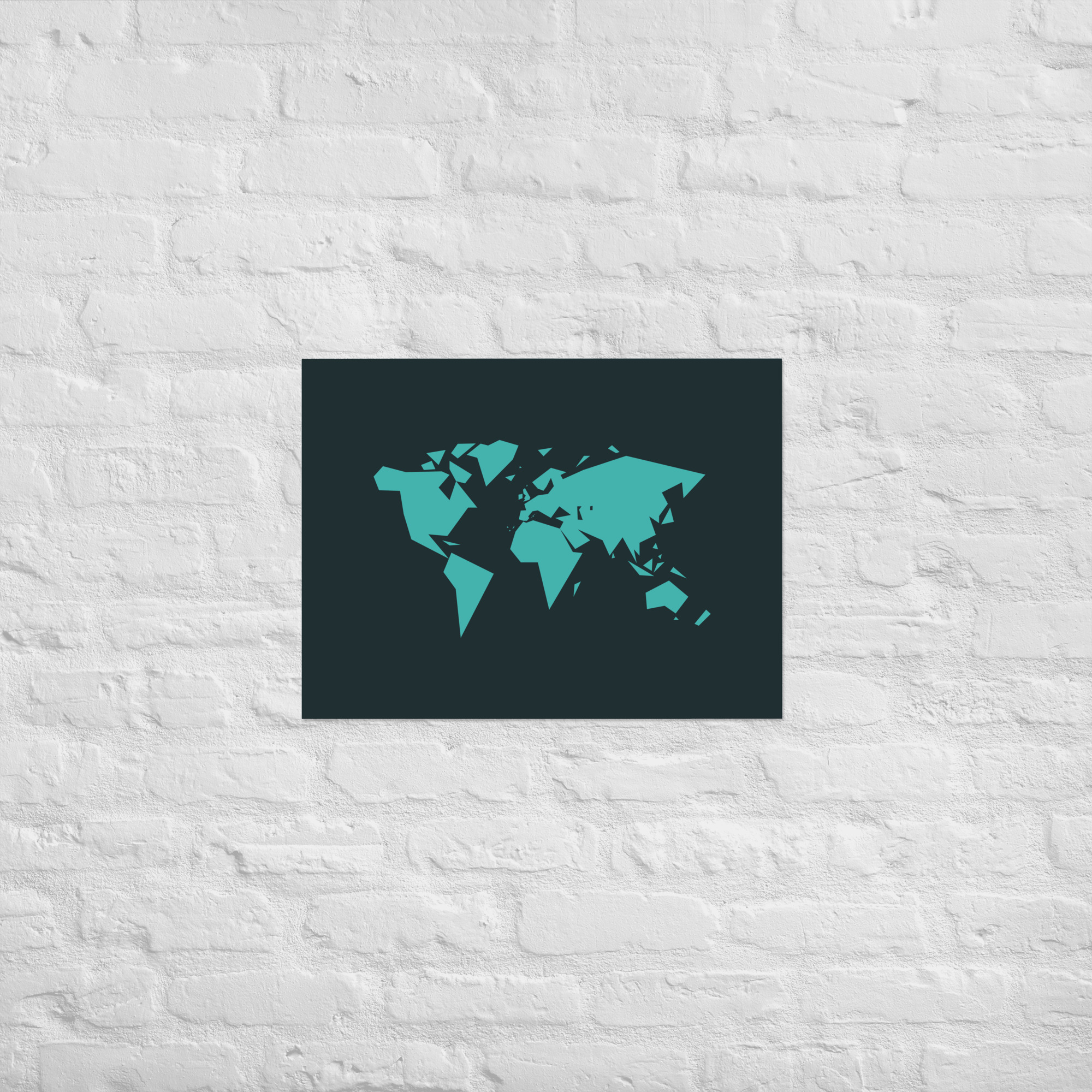 Geometric Map Print - Image 6