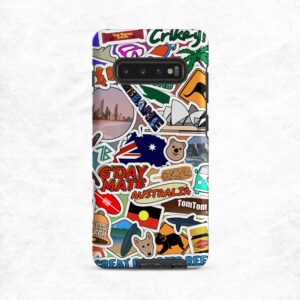 Alternative view of Australia Sticker Bomb Samsung® Case