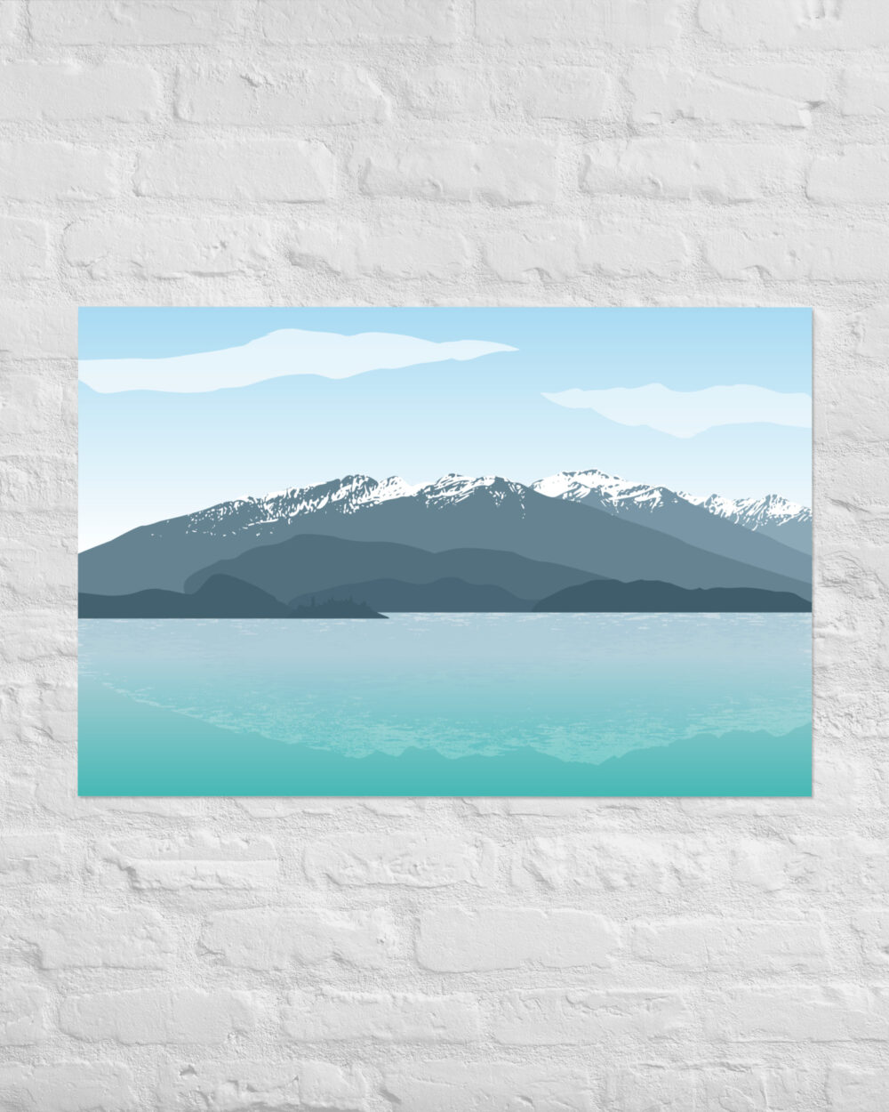 Wānaka Mountain Print
