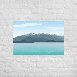 Wānaka Mountain Print