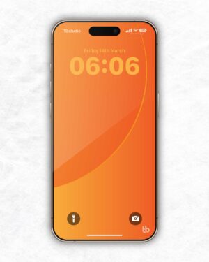 Orange Burst Wallpaper