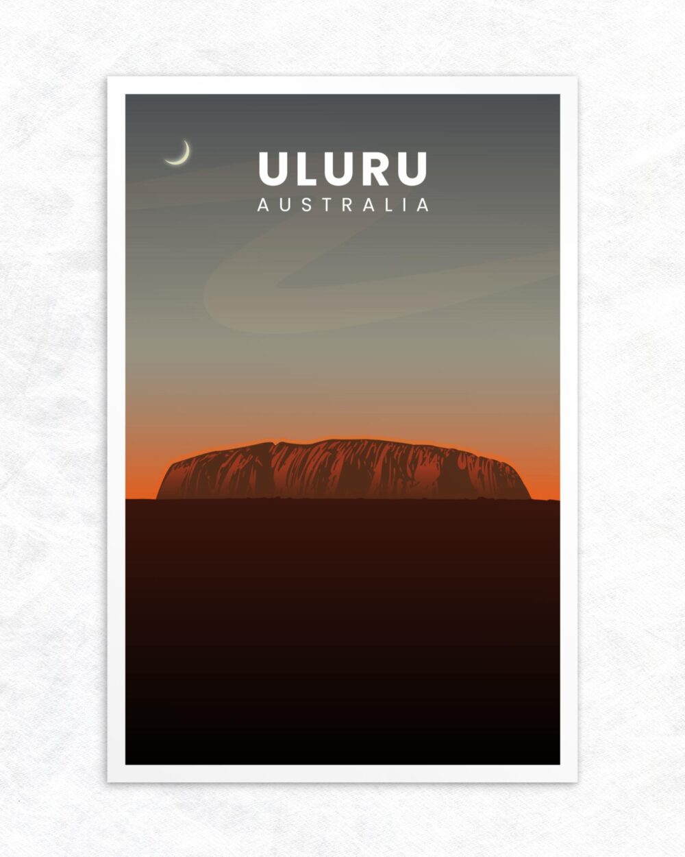 Uluru Postcard