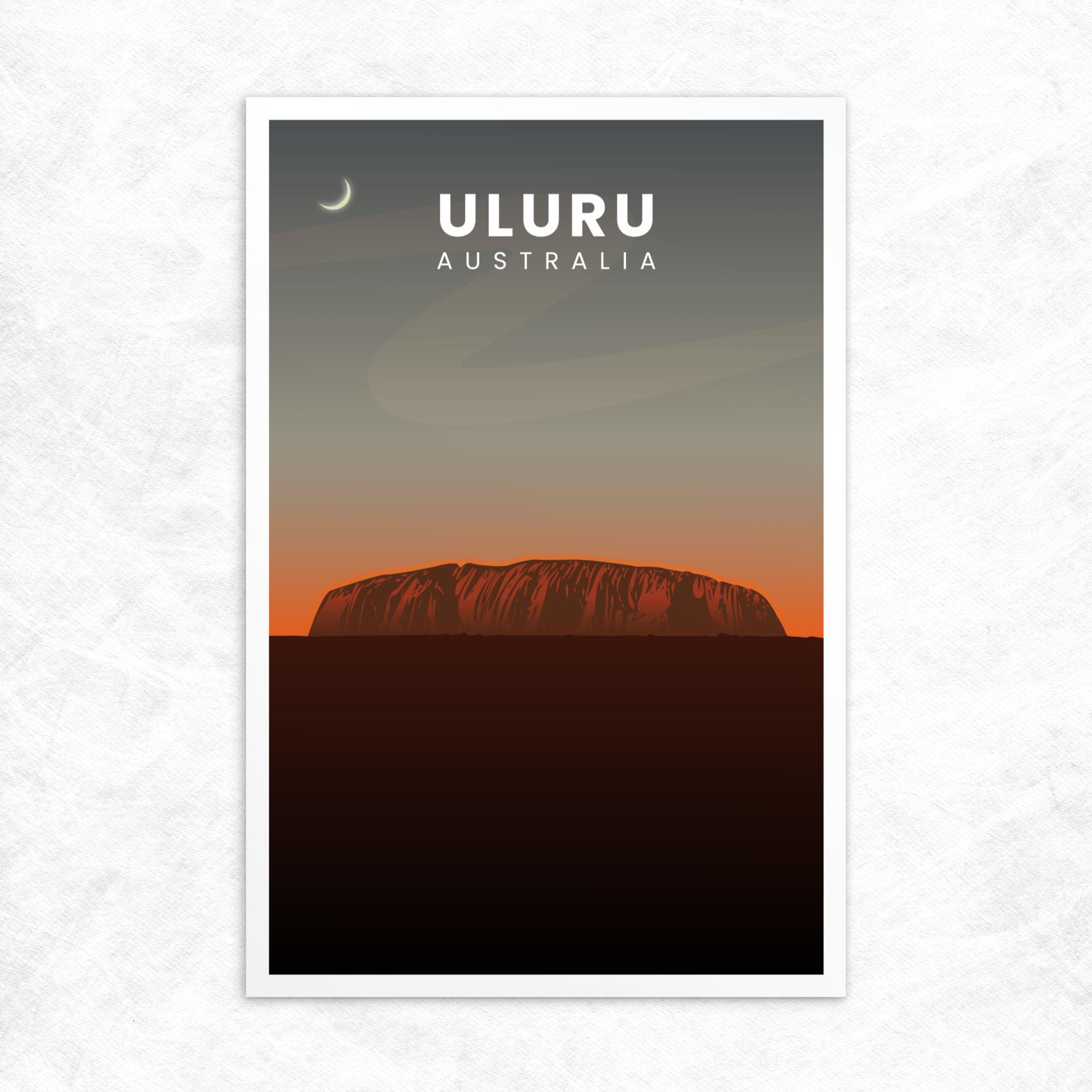 Uluru Postcard