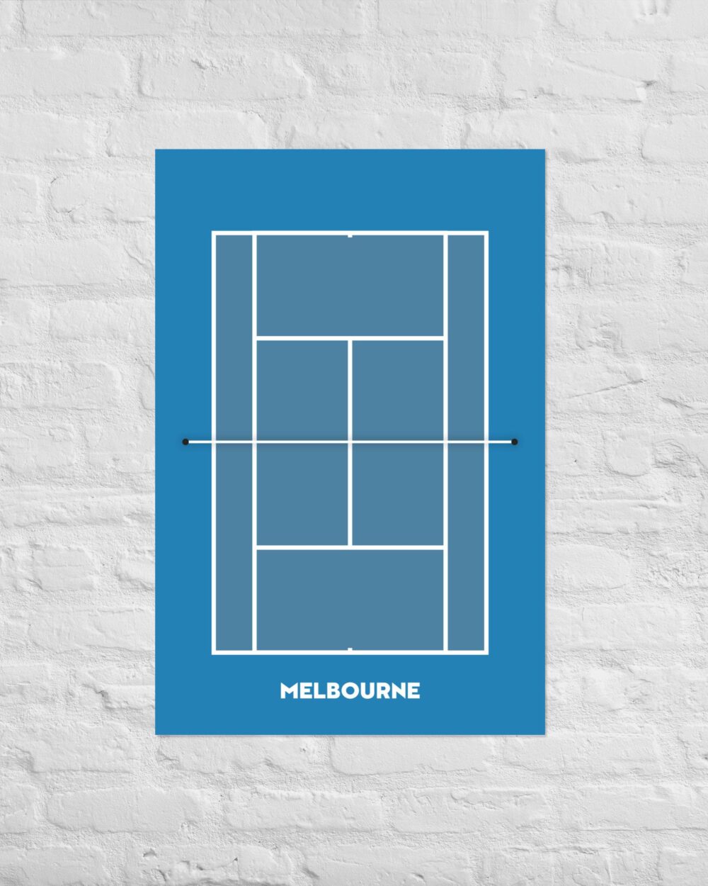 Melbourne Tennis Print