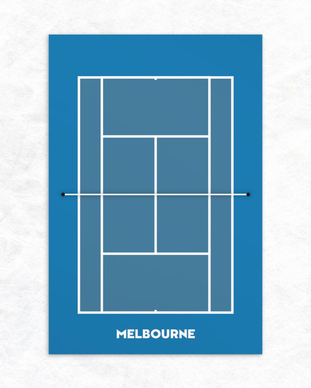 Melbourne Tennis Postcard
